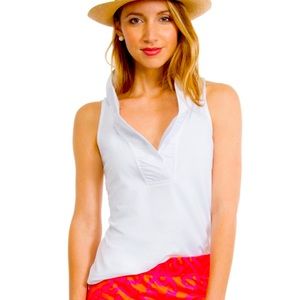 Gretchen Scott Jersey Sleeveless Ruffneck Top NWT